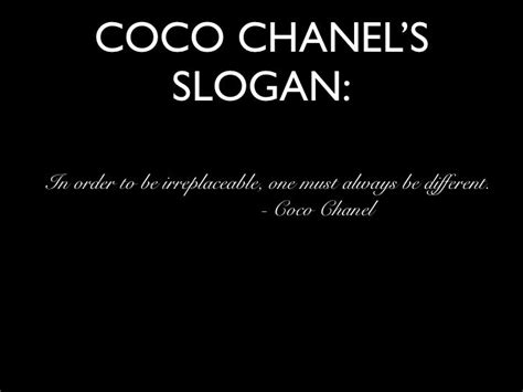 coco channel slogan